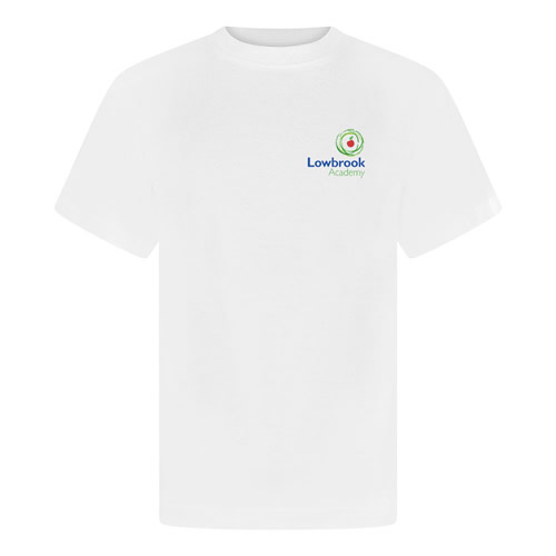 Lowbrook Academy White T-Shirt - Lowbrook Academy Uniform