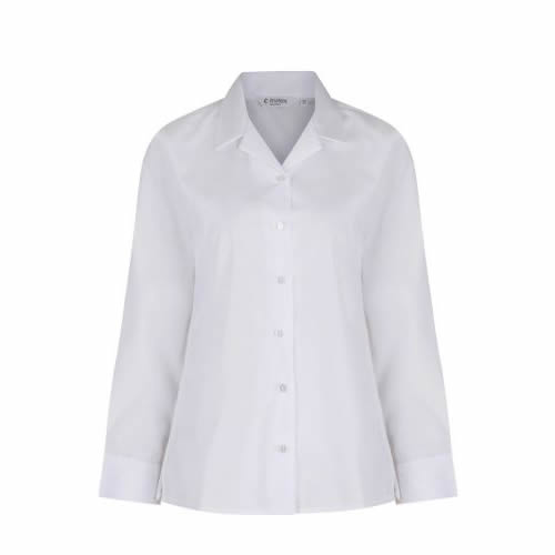 Revere Collar Blouse - Plain - Twin Pack - Plain School Uniform